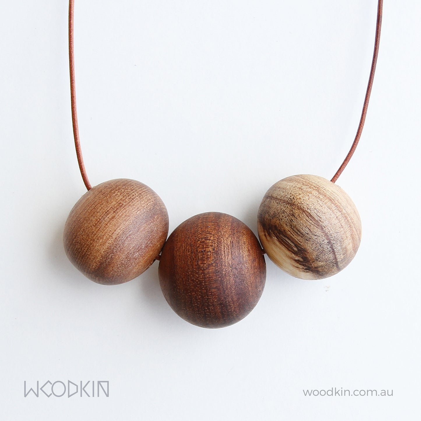 Native Australian Timber Rounds Necklace