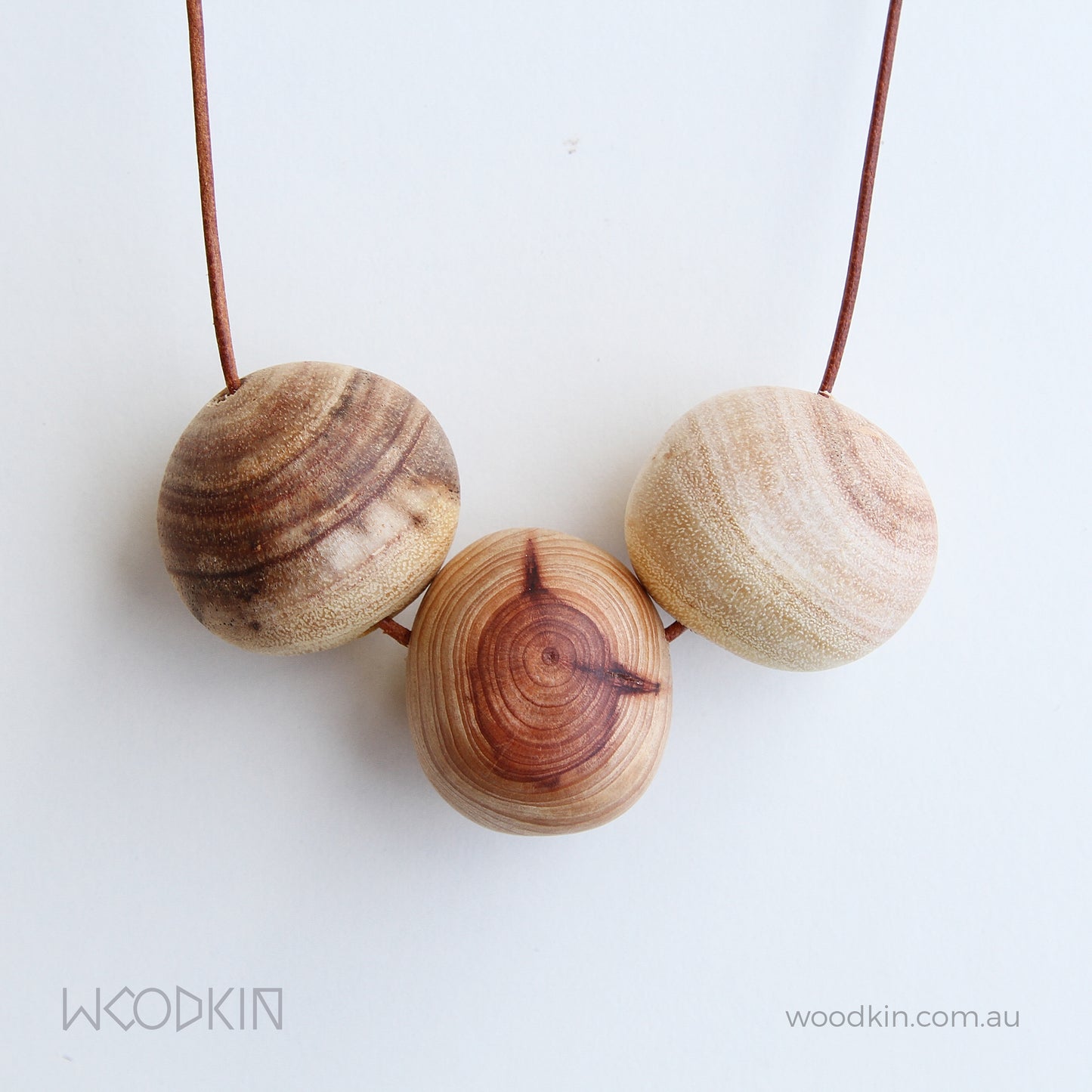 Native Australian Timber Rounds Necklace