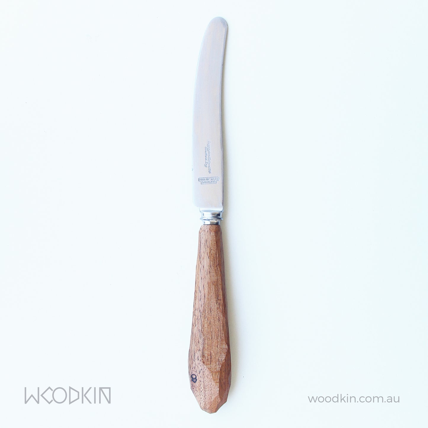 Wooden handled vintage cheese knife