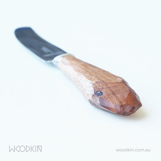 Wooden handled vintage cheese knife