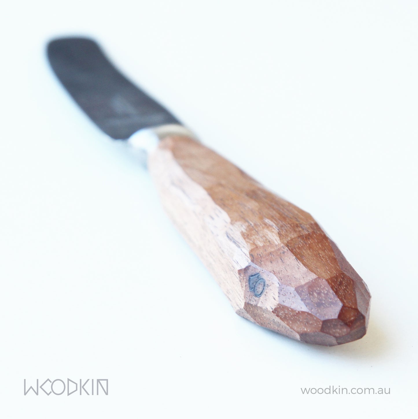 Wooden handled vintage cheese knife