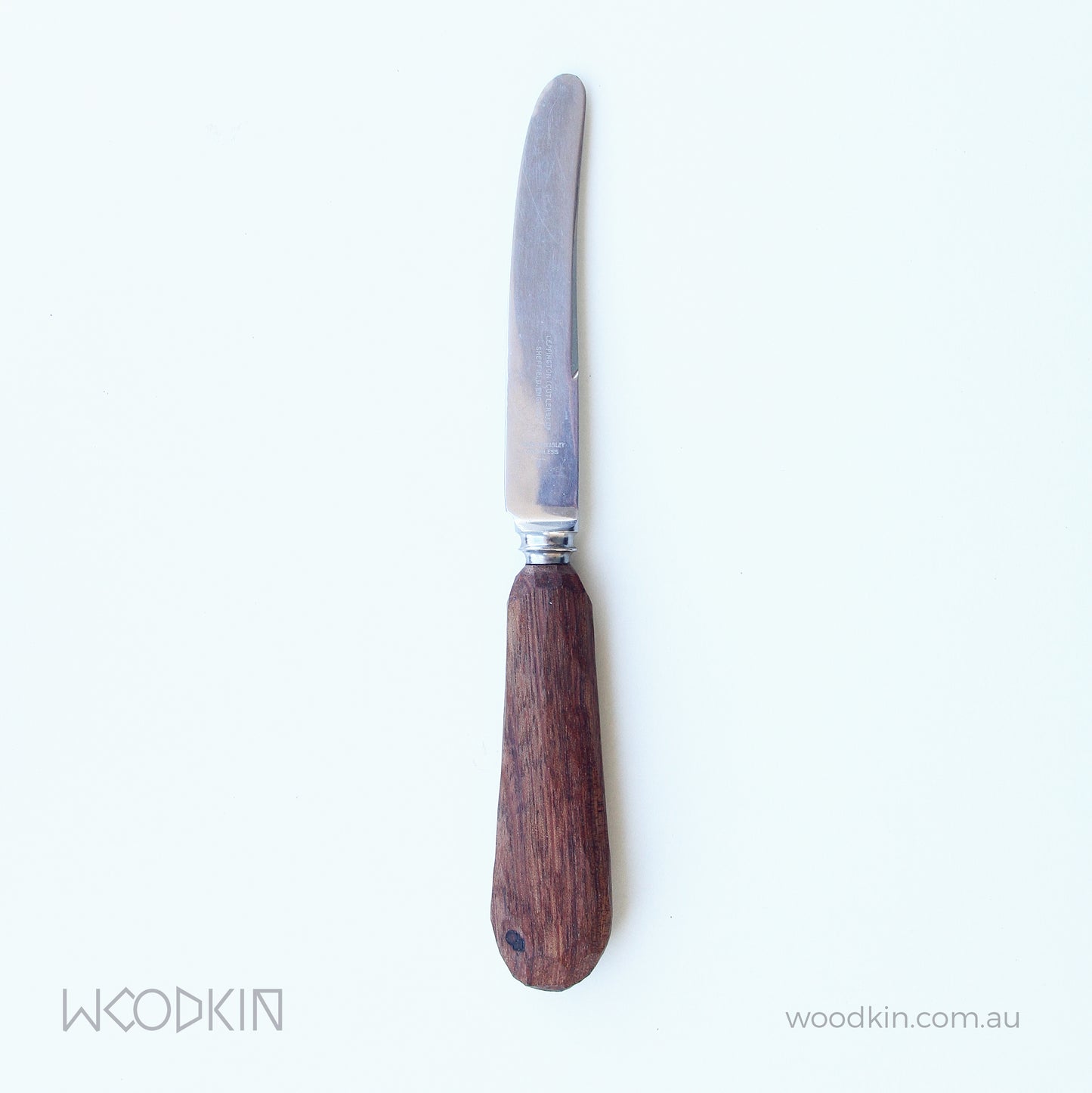 Wooden handled vintage cheese knife