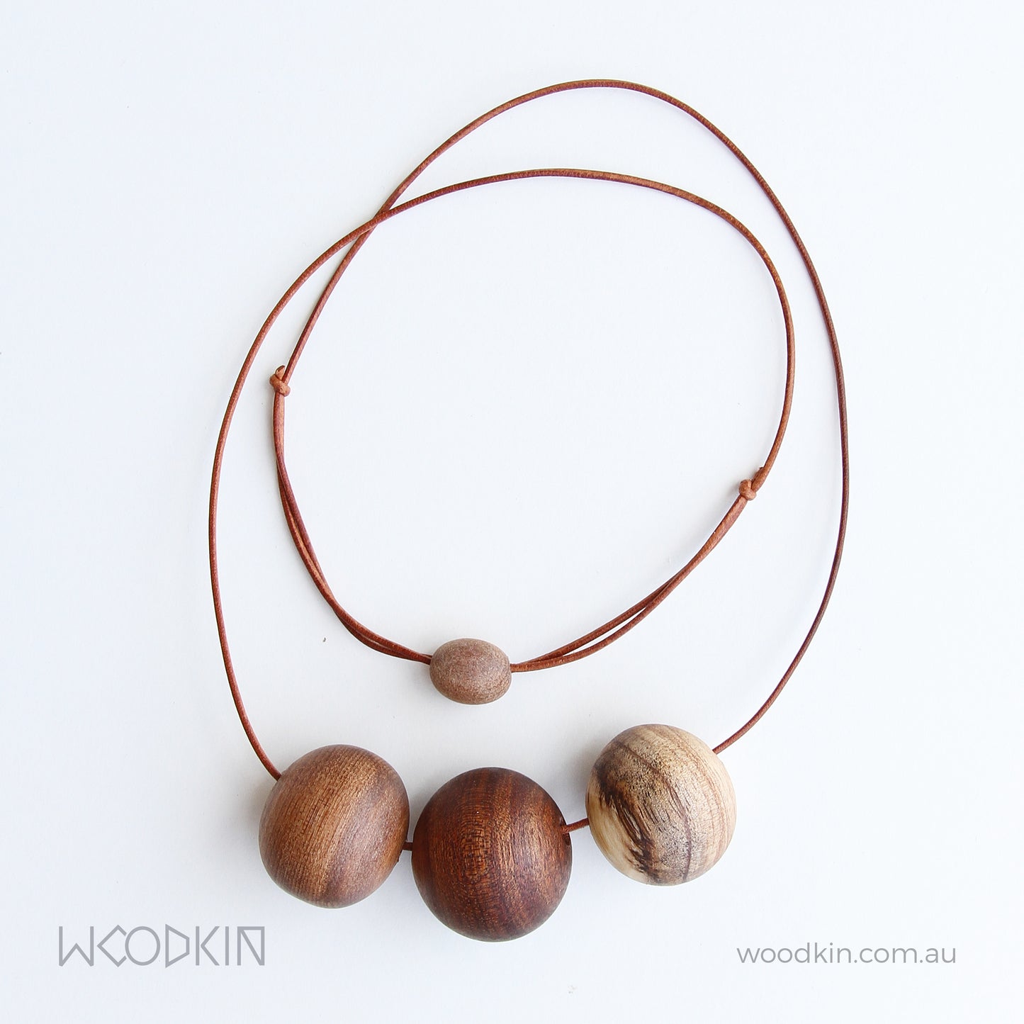 Native Australian Timber Rounds Necklace
