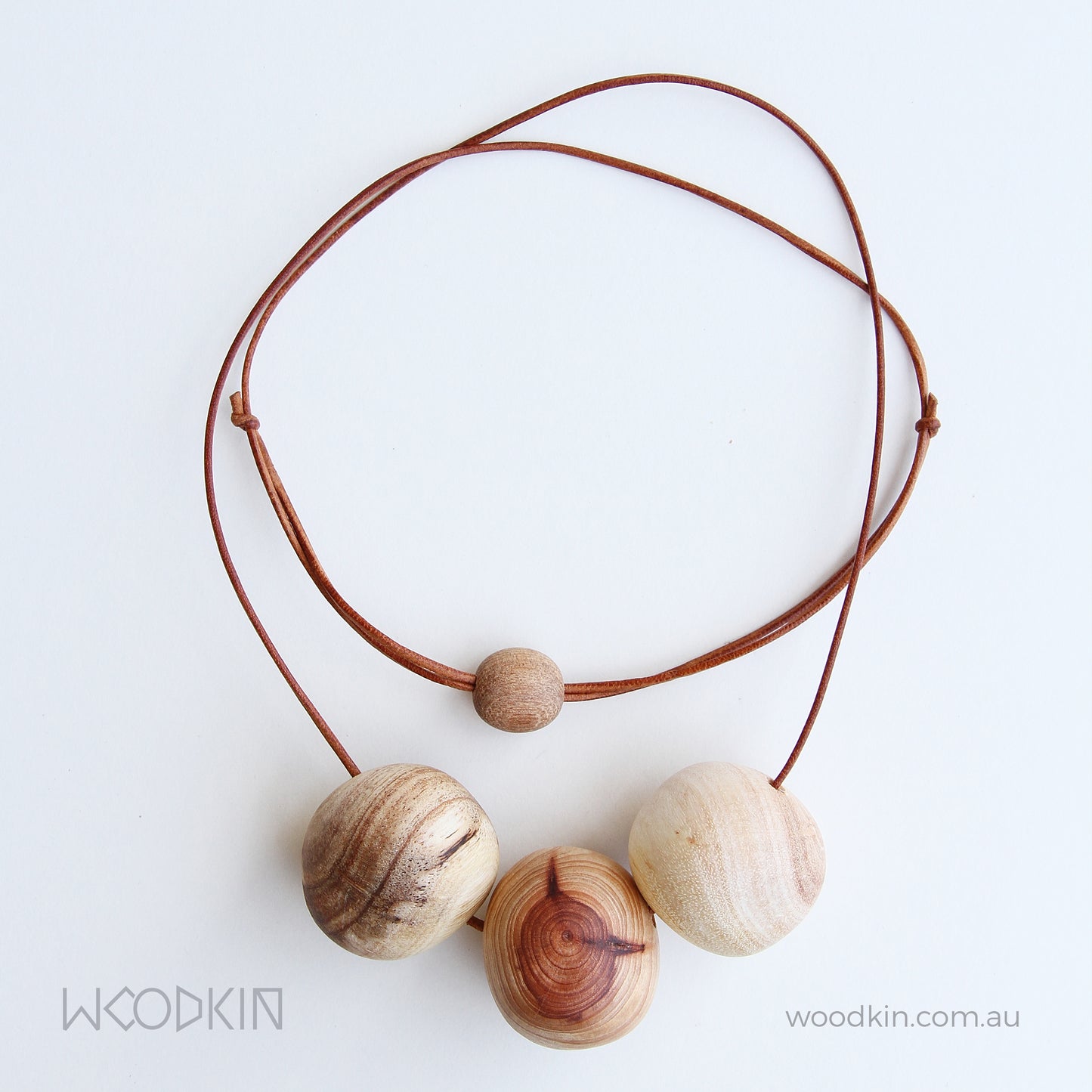 Native Australian Timber Rounds Necklace