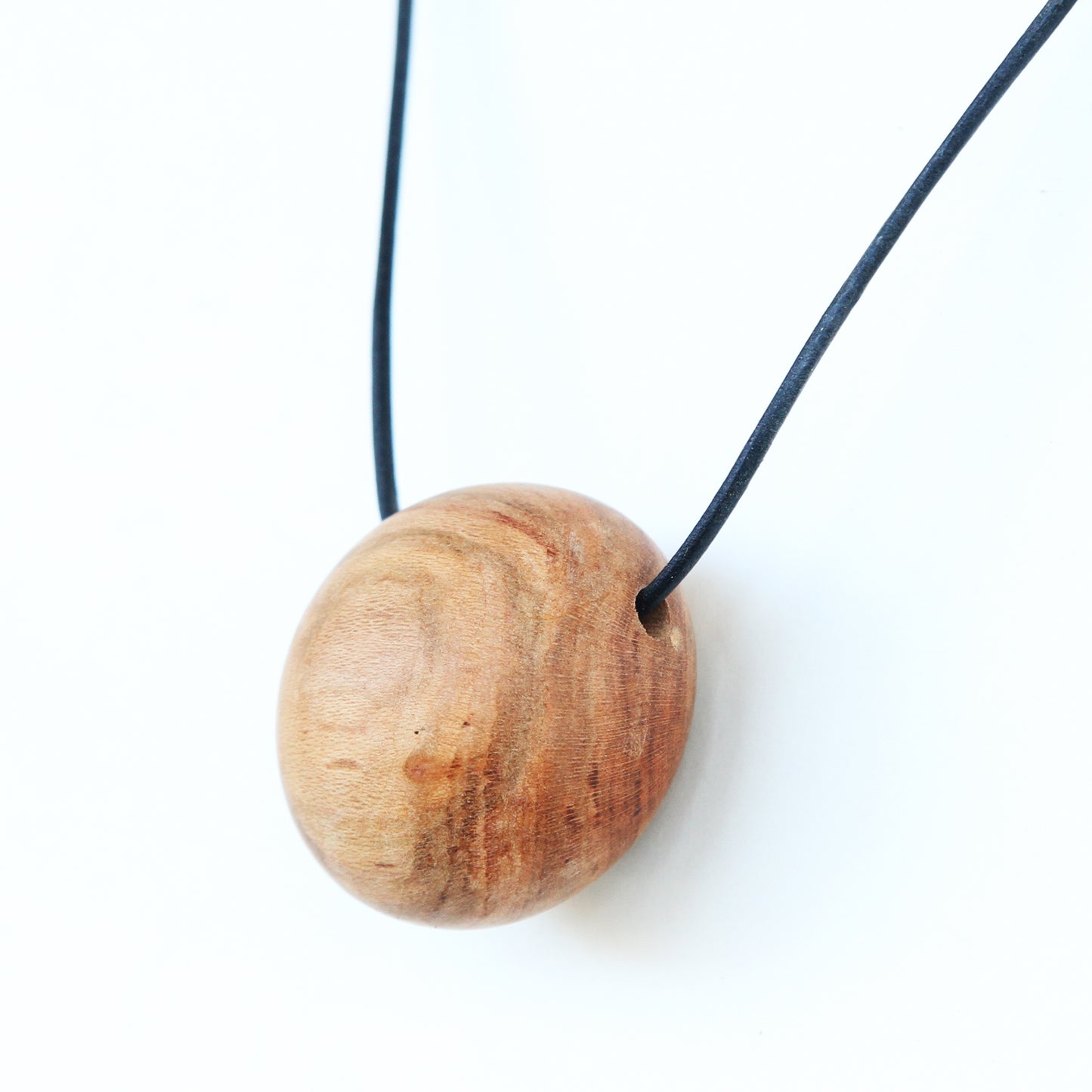 Round Peach Pendant - handcrafted in Australia