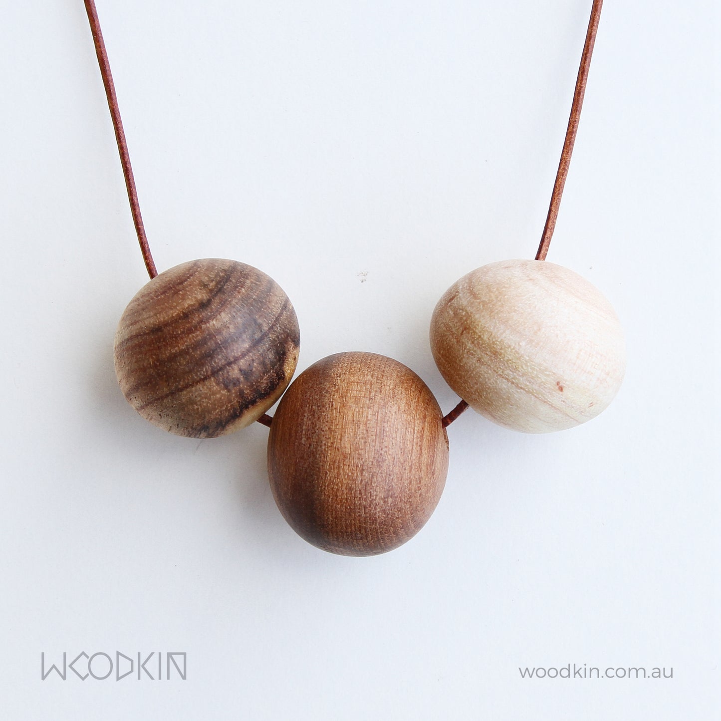 Native Australian Timber Rounds Necklace