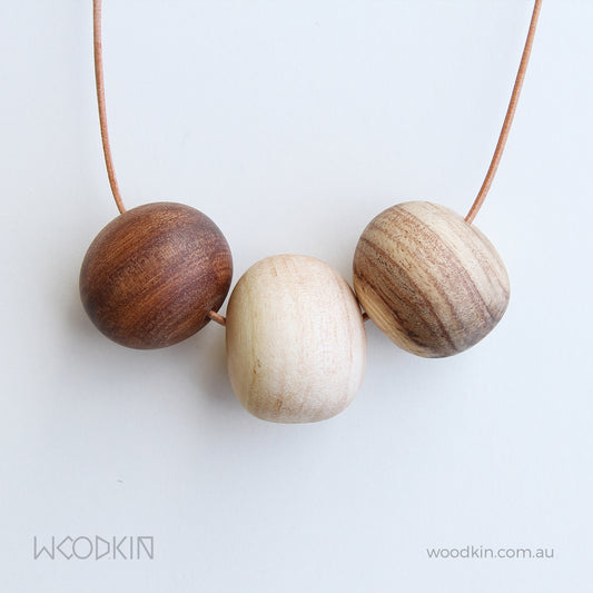 Native Australian Timber Rounds Necklace