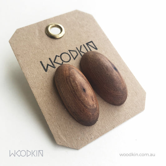 Natural Wooden Earrings - Tasmanian Teatree