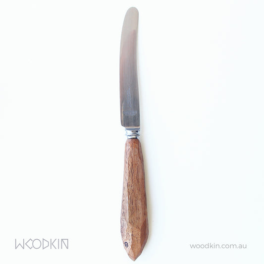 Wooden handled vintage cheese knife