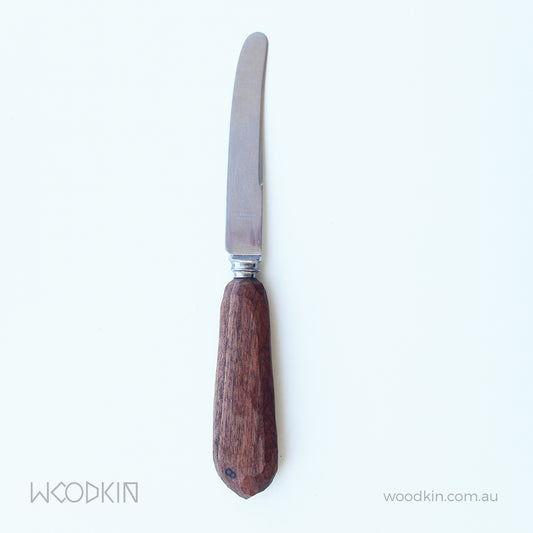 Wooden handled vintage cheese knife