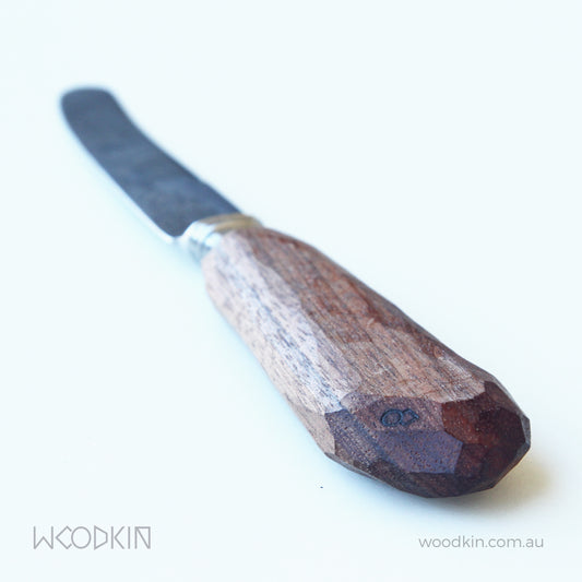 Wooden handled vintage cheese knife