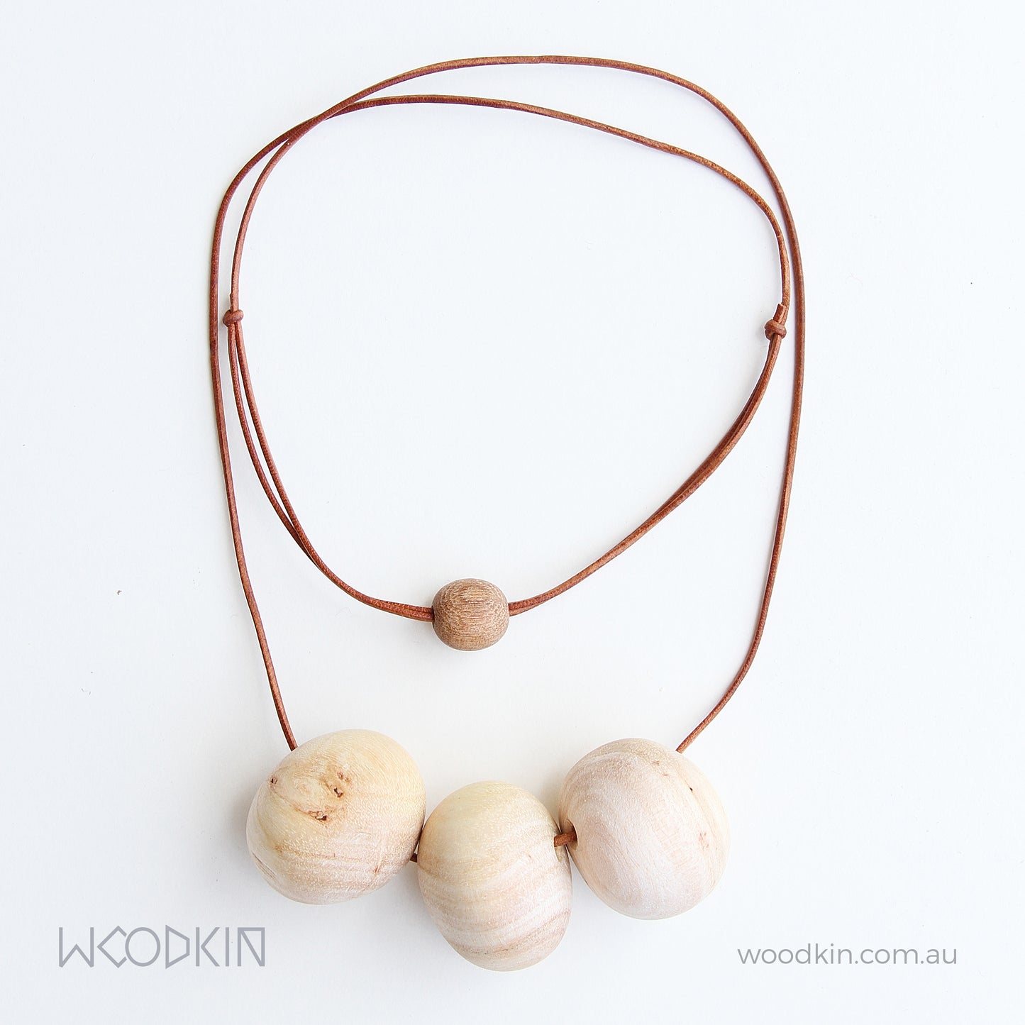 Native Australian Timber Rounds Necklace