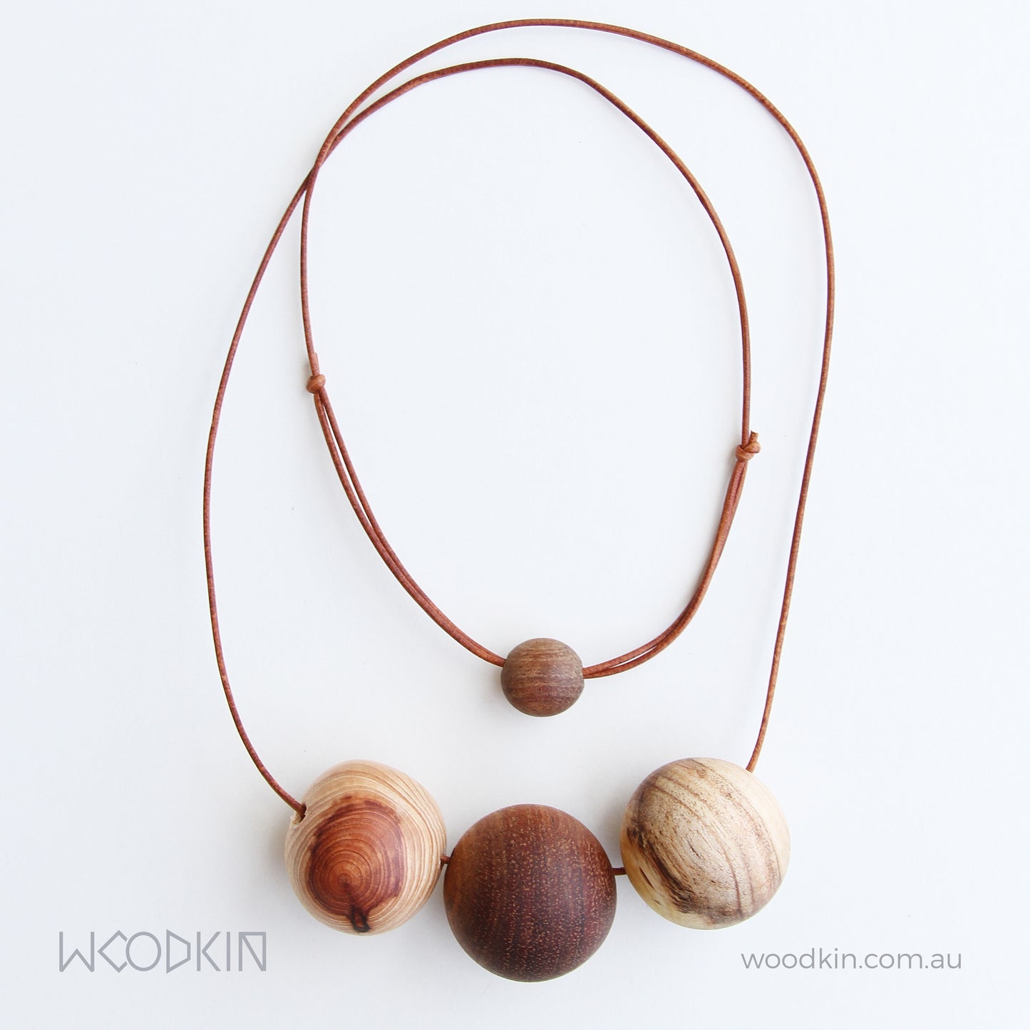 Native Australian Timber Rounds Necklace