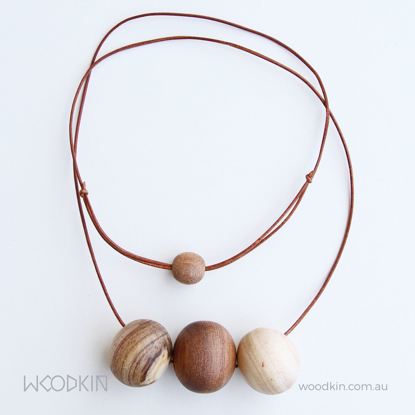 Native Australian Timber Rounds Necklace