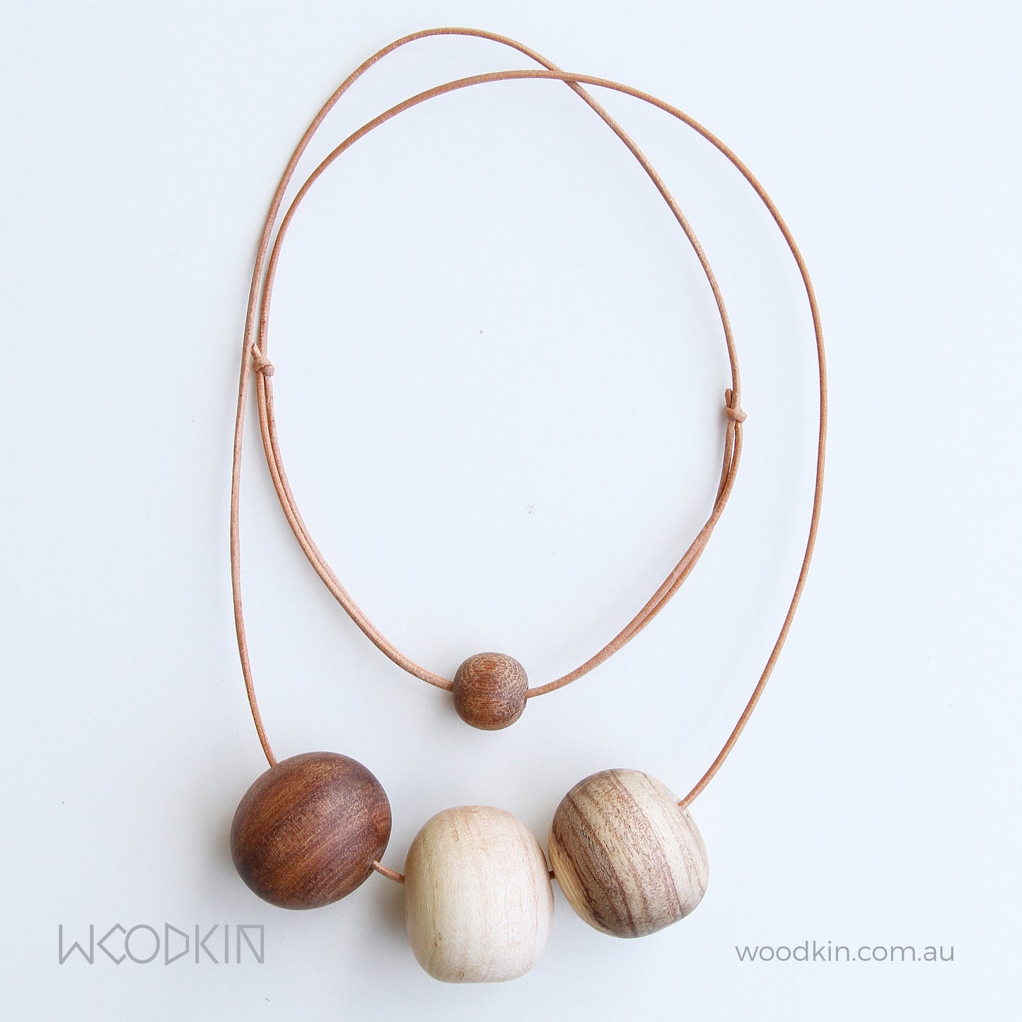 Native Australian Timber Rounds Necklace