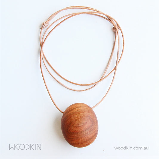 Natural & Earthy boho pendant - Australian Plum Wood