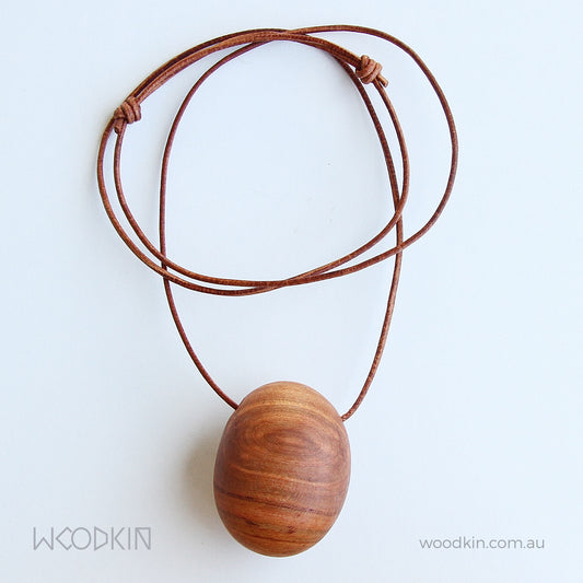 Natural & Earthy boho pendant - Australian Plum Wood