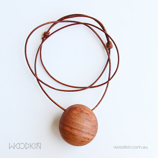 Natural & Earthy boho pendant - Australian Plum Wood