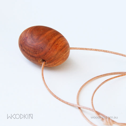 Natural & Earthy boho pendant - Australian Plum Wood