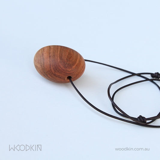 Natural & Earthy boho pendant - Australian Plum Wood