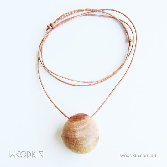 Natural & Earthy boho pendant - Australian Acacia Wood