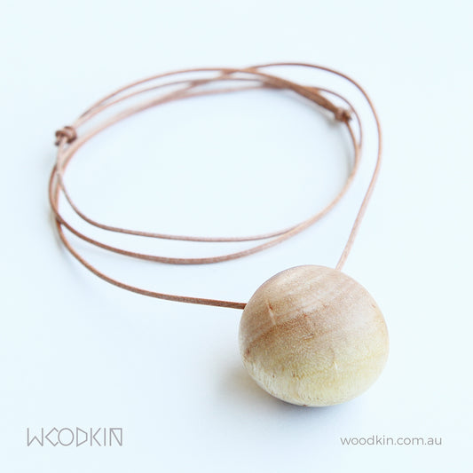 Natural & Earthy boho pendant - Australian Acacia Wood